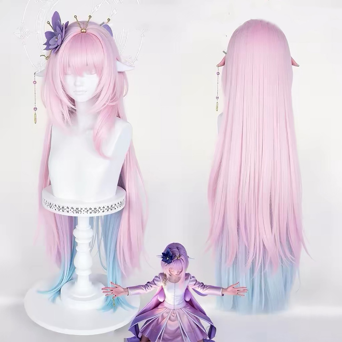 Wig Fiber Net - HAIRJOY ​​Synthetisch haar pruik Honkai: Star
