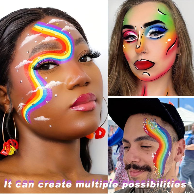 Regenboog gezichts- en lichaam - Body Paint Sfx recensie en prijs